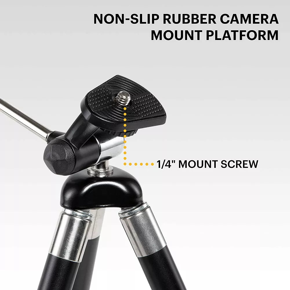 Adjustable Travel Camera Tripod with Bluetooth Remote